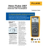 Fluke 287 Digital Multimeter - Datasheet