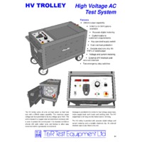 T & R HV Trolley - Datasheet