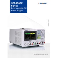 Siglet SPD3303X Programmable DC Power Supply - Datasheet