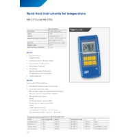 Sika MH3750 Handheld Thermometer - Datasheet
