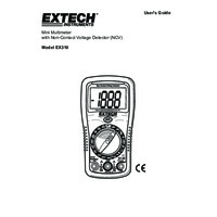 Extech EX310 Mini Multimeter - User Manual