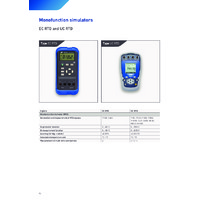 Sika UC RTD Pocket Resistance Thermometer Calibrator - Datasheet