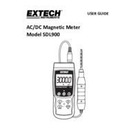 Extech SDL900 Magnetic Field Meter - User Manual