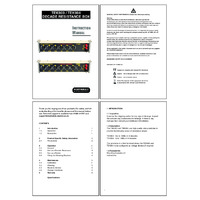 Martindale TEK903 Decade Resistance Box - User Manual