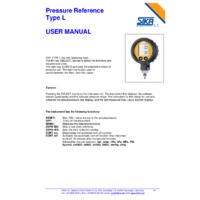 Sika Type L Pressure Gauge - User Manual