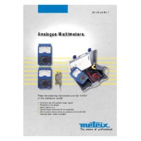 Chauvin Arnoux MX1 Analogue Multimeter - Datasheet