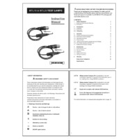Martindale Drummond MTL20 Test Lamp - User Manual