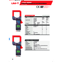 UNI-T UT253A Leakage Current Clamp Meter - Datasheet