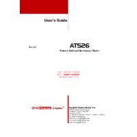 Applent AT526 AC Resistance Meter - User Manual