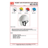 CATU MO-185 Insulated Safety Helmet - Datasheet