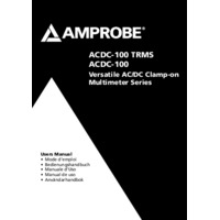 Amprobe ACDC-100 Clamp Meter - User Manual