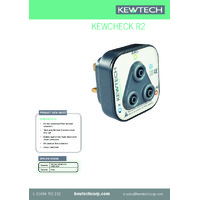 Kewtech KEWCHECK R2 Socket Adaptor - Datasheet