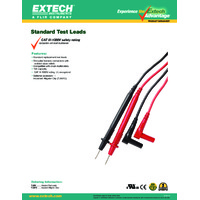 Extech TL807C Insulated Alligator Clips