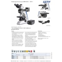 Kern OKO Metallurgical Microscope - Datasheet