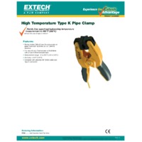 Extech TP400 High Temperature Type K Pipe Clamp ( 4 to 450 Degrees F)