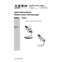 Kern OZM-5 Stereo Zoom Microscope - User Manual