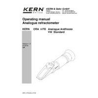 Kern ORA-U Analogue Industrial Refractometer - User Manual