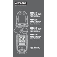 Amprobe AMP-320-EUR Clamp Meter - User Manual
