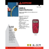 Amprobe 30XR-A Digital Multimeter - Datasheet