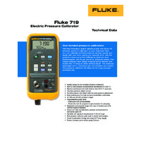 Fluke 719 Electric Pressure Calibrator - Datasheet