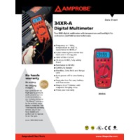 Amprobe 34XR-A Digital Multimeter - Datasheet