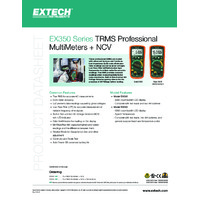Extech EX350 Digital Multimeter - Datasheet