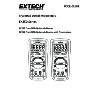 Extech EX350 Digital Multimeter - User Manual