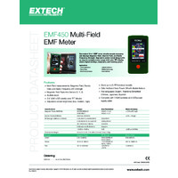 Extech EMF450 Multi-Field EMF Meter - Datasheet
