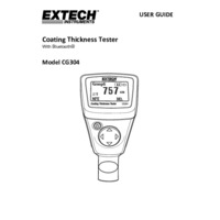 Extech CG304 Coating Thickness Tester - User Manual