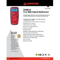 Amprobe 37XR-A True RMS Digital Multimeter - Datasheet