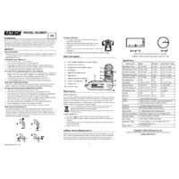 Extech 45168Cp Thermo Anemometer - User Manual