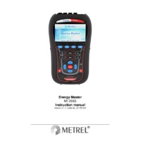 Metrel MI2883 Energy Master Power Analyser - User Manual