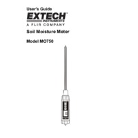 Extech MO750 Soil Moisture Meter - User Manual