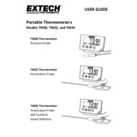 Extech TM26 Temperature Indicator - User Manual