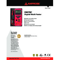 Amprobe DM78C Digital Multimeter - Datasheet