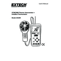 Extech AN200 Anemometer - User Manual