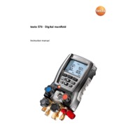 Testo 570-1 Digital Manifold - User Manual
