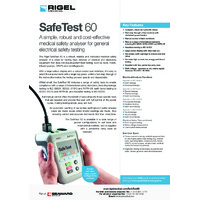 Rigel SafeTest 60 Medical PAT Tester - Datasheet