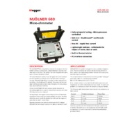 Megger MJOLNER 600 Micro-Ohmmeter - Datasheet