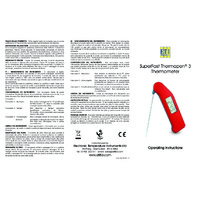 ETI ThermaPen 3 Digital Thermometer - Operating Instructions