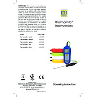 ETI Thermamite Digital Thermometer - Instructions
