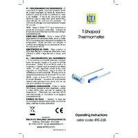 ETI 810-265 T-Shaped Thermometer - Instructions