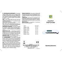 ETI Gourmet Thermometer - Instructions