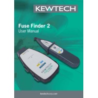 Kewtech FFINDER Fuse Finder - User Manual