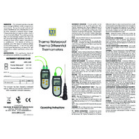 ETI Therma Waterproof Thermometer - Instructions
