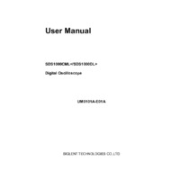 Siglent SDS1000CML+ Oscilloscope Series - User Manual