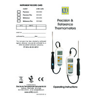 ETI Reference Calibration Thermometer - User Manual