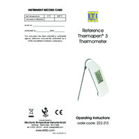 I 222-213 Reference ThermaPen 3 Thermometer - Instructions