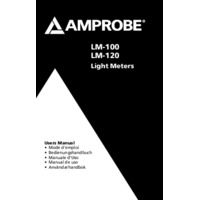 Amprobe LM-100 Light Meter - User Manual