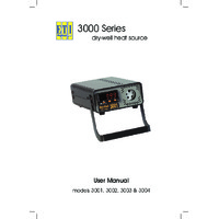 ETI 3003 Dry Well Temperature Calibrator - User Manual